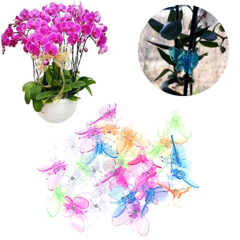 

30Pcs Cute Butterfly Orchid Clips Plant Clips Garden Flower Vine Support Clips