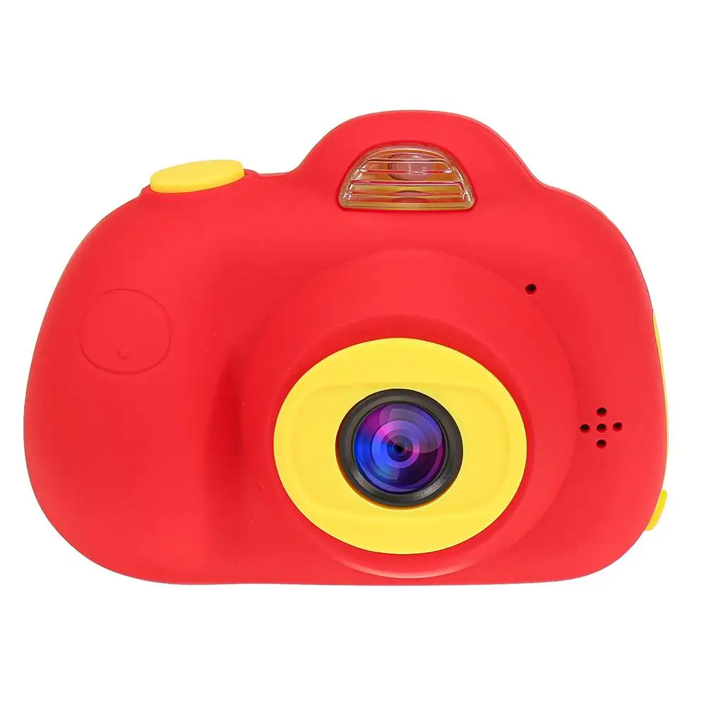 Красный Новая игрушка Камера детские игрушки игровой консоли 2 дюймов HD Экран цифровой мини дети Камера развивающие игрушки камеры, Fotograficas Digitales подарок на день рождения - Цвет: Красный