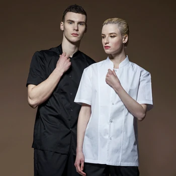 

The LOGO of the short sleeves of the chef's uniform for the Chinese and western restaurants in summer