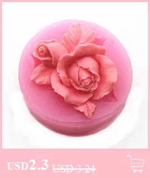 Горячая 3D цветок розы ручной работы мыло силиконовые формы свечная глина плесень инструменты для украшения тортов из мастики для шоколада для выпечки формы