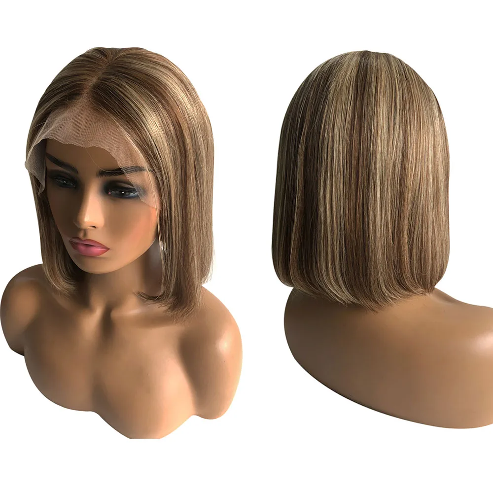 Lace Front Human Hair Wig Brazilian Remy Virgin Hair