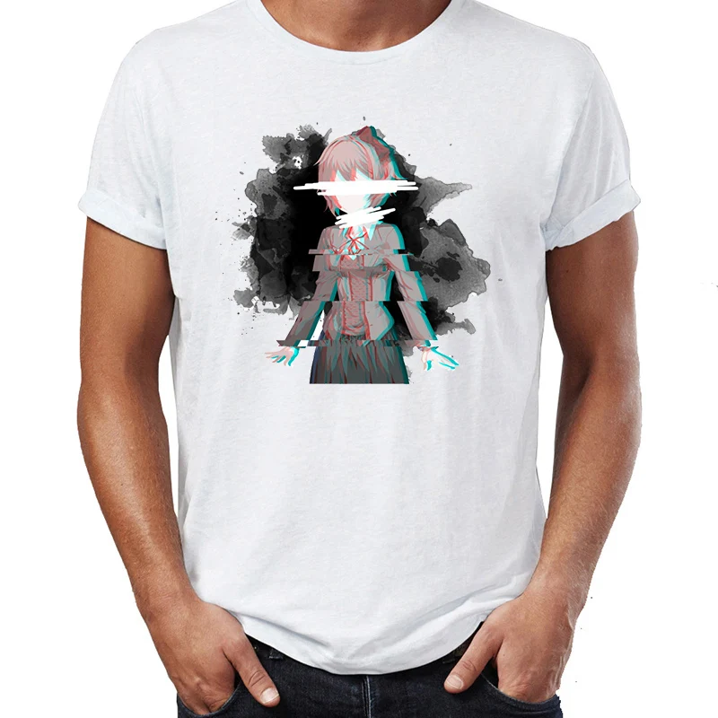 

Men's T Shirt Doki Doki Literature Club Anime Awesome Artwork Drawing Printed Tee