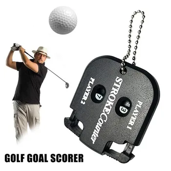 

1Pcs Golf Goal Scorer Professional Scorecard Square Golf Stroke Putt Score Counter Indicator Training Aids High Quality Golf Acc