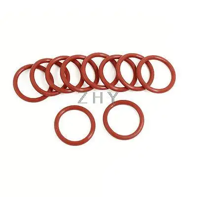

10pcs 27mm Outside Dia 3mm Thickness Industrial Rubber O Rings Seals