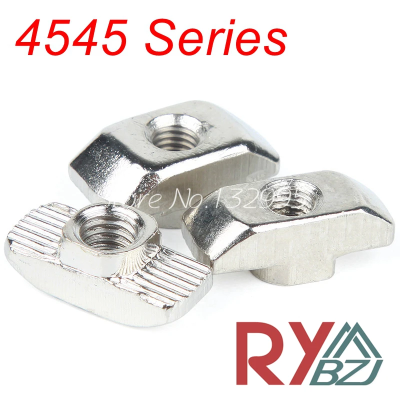 

T nut for 4545 Aluminum Profile Hammer Nut Carbon Steel Nickel Plated Aluminum Profile Nut