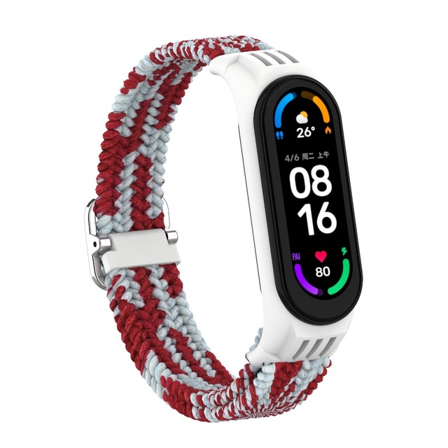 Strap For Mi Band 7/6/5/4/3 Wristband Replacement Weave Colorful Bracelet For Xiaomi Mi Band 7 5 6 Amazfit Band 5 Band 6