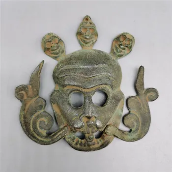 

China's old bronze copper Bronze mask