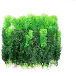 Simulation d'algues artificielles en plastique, décor d'aquarium de bureau, plantes d'eau de mer en plastique, plantes d'aquarium en plastique, plantes réalistes 