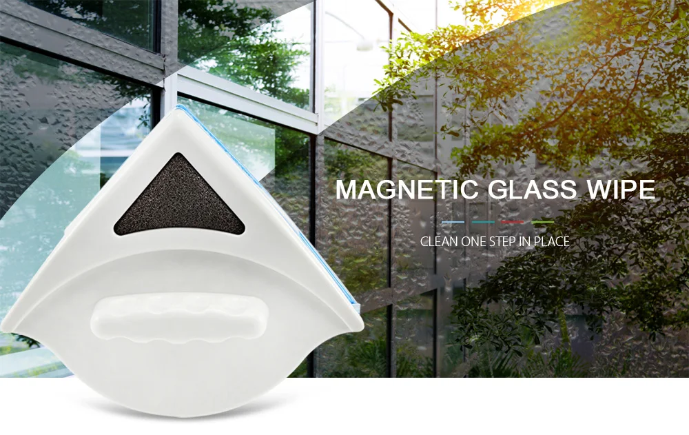 Двухстороннее магнитное стекло протирать два небольших практичная и удобная уборка стеклоочиститель Магнитная щетка