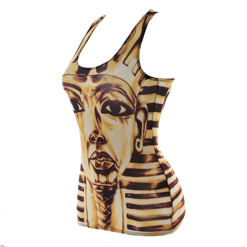 New Star Digital Printing Lady I vest Egyptian Pharaoh vest shirts