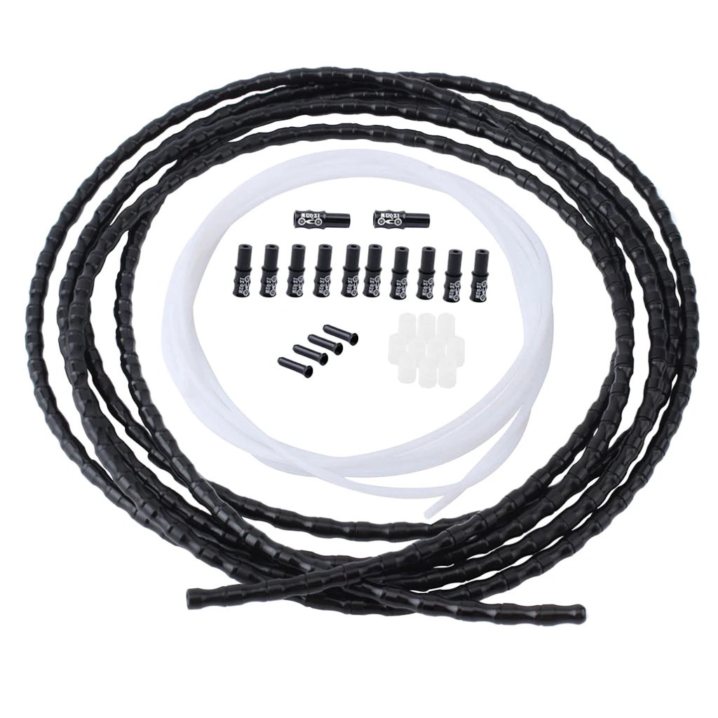 Universal Bike Shift Derailleur Cable & Brake Cable Housing Replacement Kit for Moutain Road Cycling Bicycle Parts