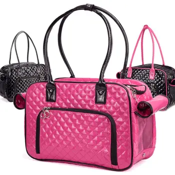 

Fashion Cat Handbag Pouch PU Leather Tote Purse Dog Pet Carrier Travel Bag A69C