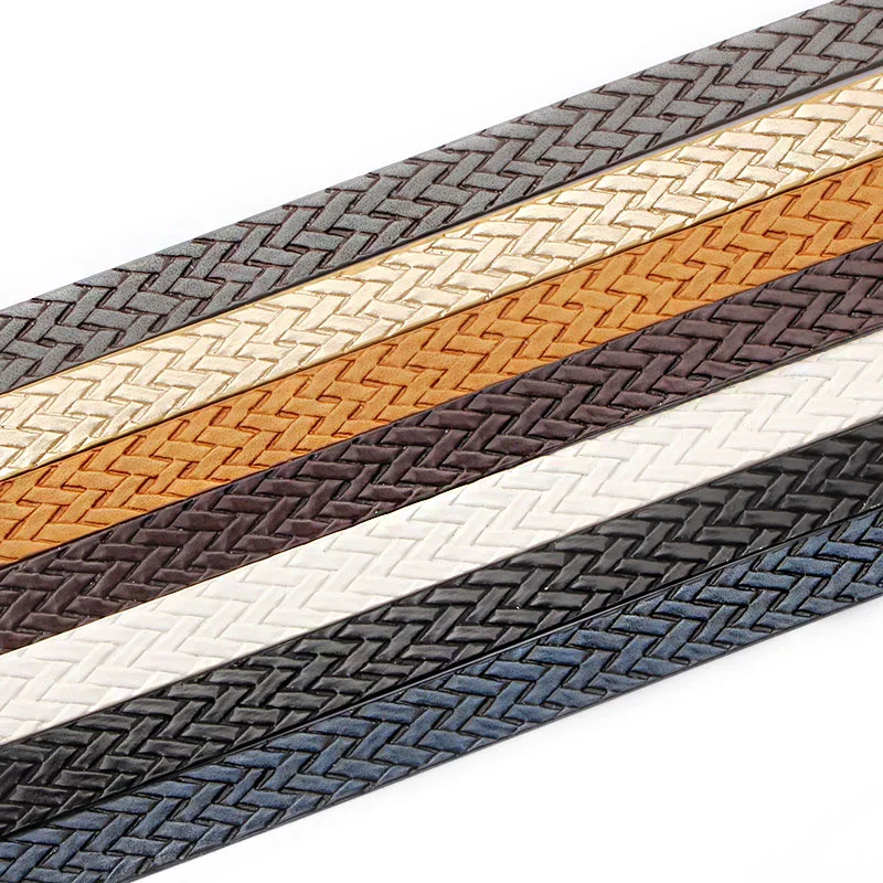

1meter 10*2mm Flat PU Leather Cord Braid Weaved Pattern Cord For DIY Bracelet Necklace Jewelry Making Material Accessories