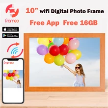 Frameo 10.1 Inch WiFi Picture Frame Electronic Photo Frame Digital Photo Album Smart Digital Frame Screen Picture Frame