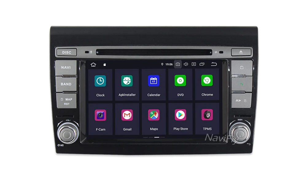 Excellent NaviFly IPS DSP Android 9.0 Car Radio Multimedia Player for FIAT BRAVO 198 2007 2008 2009 2010 2011 2012 2013 2014 Stereo GPS BT 13