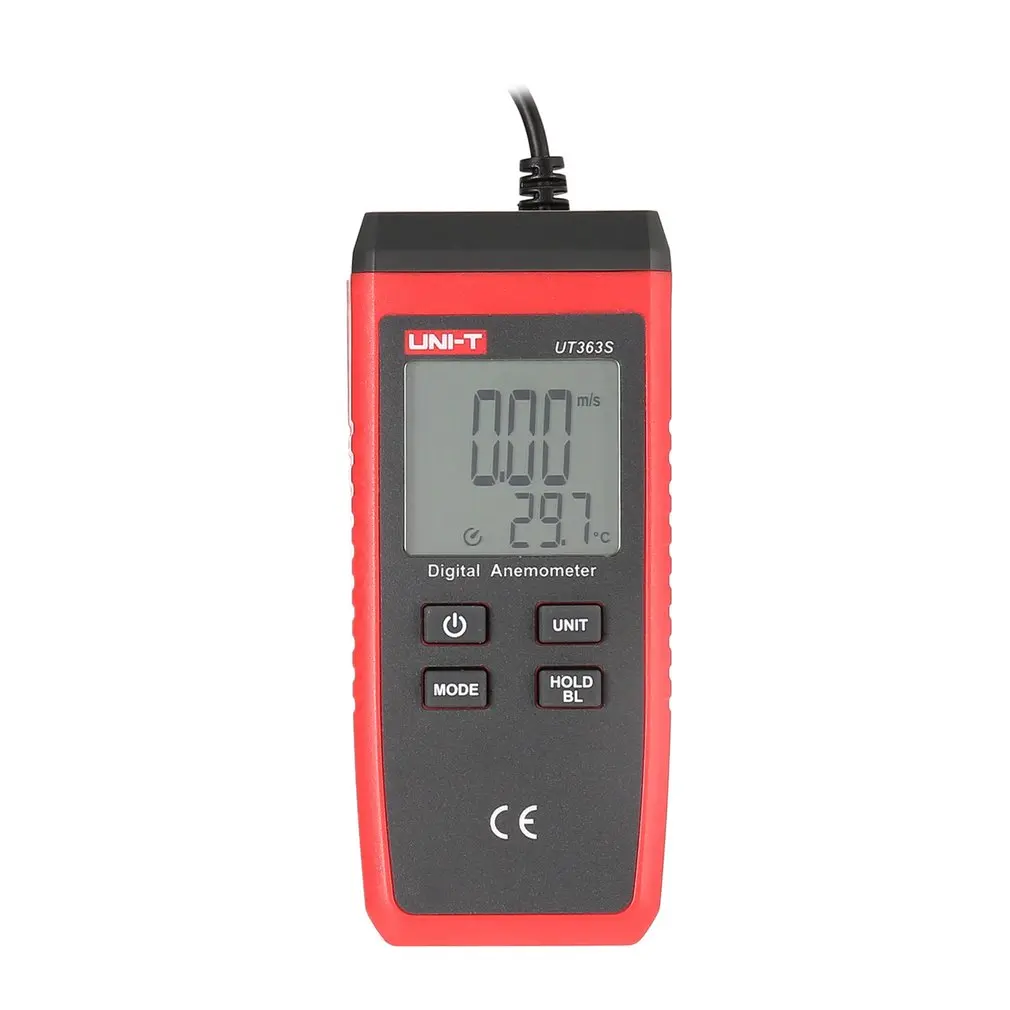UNI-T UT363S цифровой анемометр, термометр, измеритель скорости ветра и воздуха, измеритель температуры, тестер температуры, портативный сплит-тип, распродажа
