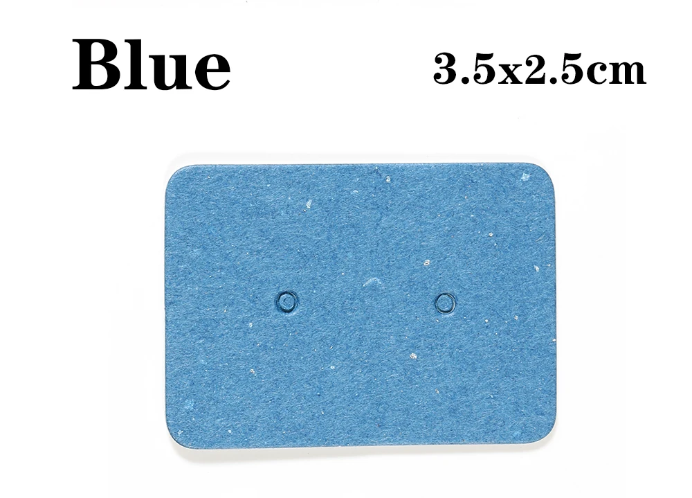 50-100pcs 2.5x3.5cm Ear Studs Card Earring Display Card Packaging Cardboard Blank Kraft Paper Price Tag for DIY Jewelry Gift