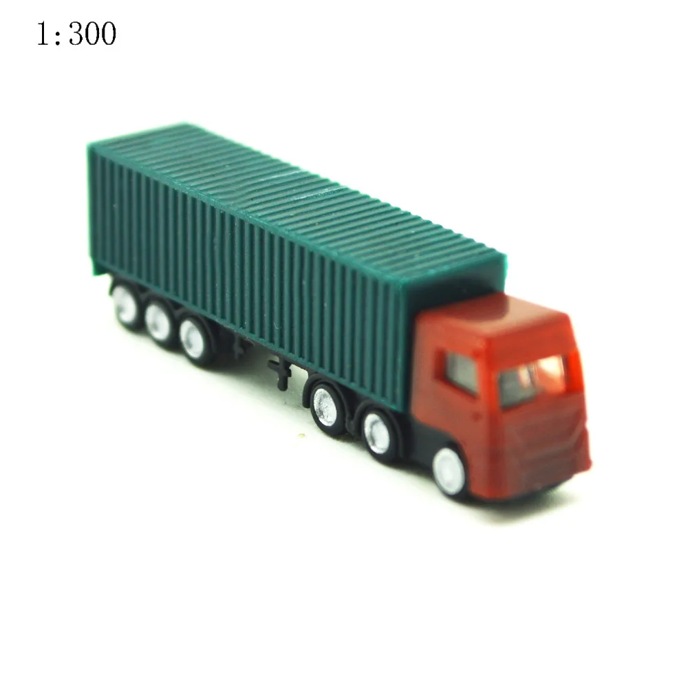 1:300 1:500 масштаб модель цвет грузовик игрушки ABS palstic miniture окрашенные автомобили для diorama архитектура дороги парки декорации