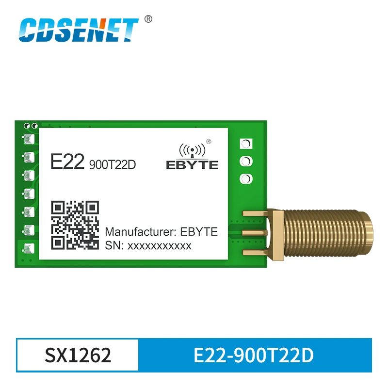 LoRa SX1262 модуль 915 МГц 868 22dBm RF Беспроводной детей ТЭК на дальние расстояния CDSENET