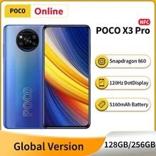 Global Version POCO X3 Pro 128GB/256GB NFC 120Hz Refresh Rate 5160mAh Battery Supports 33W Fast Charge 6.67'' Screen Game Phone