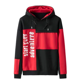 

Casual Spring Autumn Plaid SweatShirt Men Long Sleeve HOODIES 2020 Japan Style Loose Streetwear Plus Size S-3XL Clothes