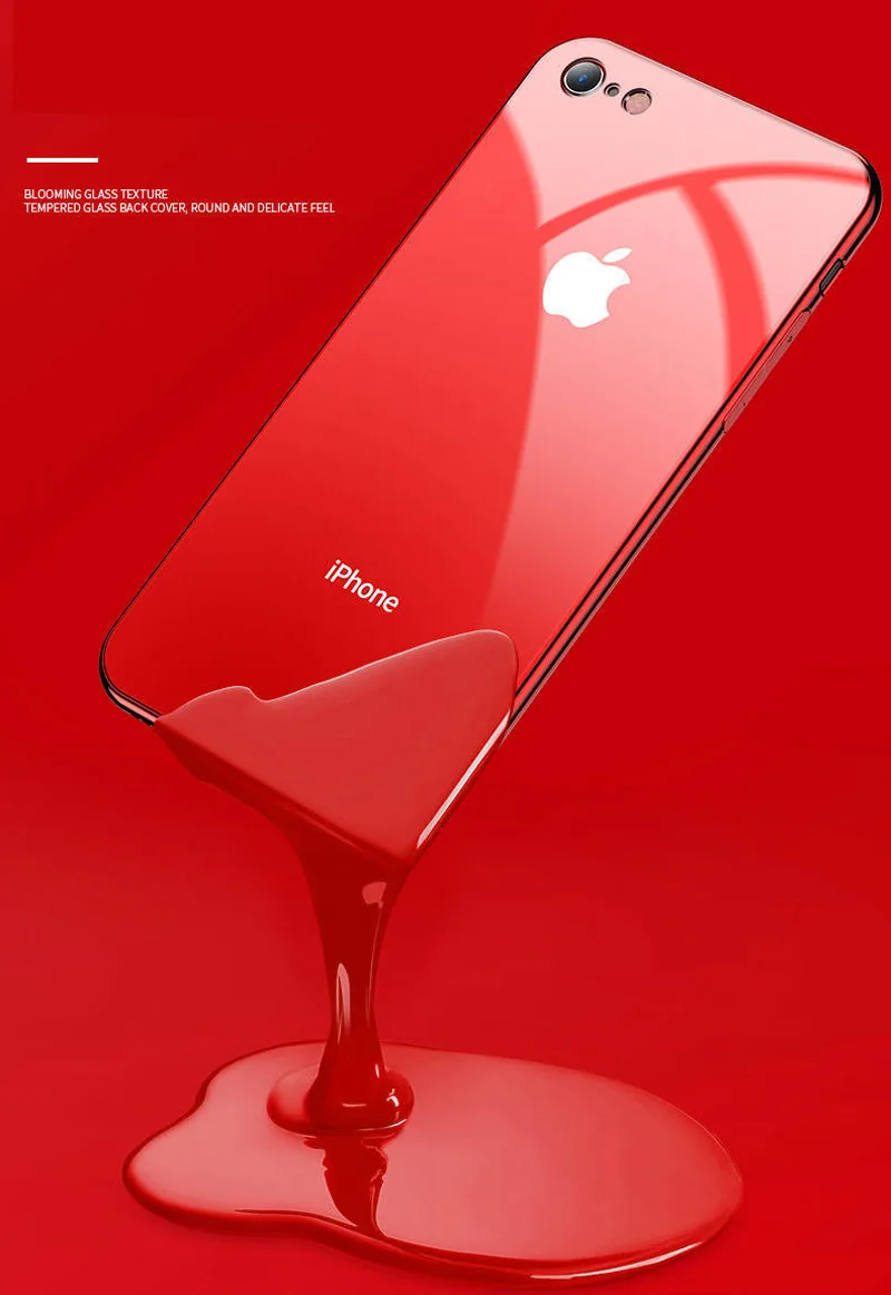 Роскошный чехол из закаленного стекла для Apple iphone 6, 7, 8 Plus, iphone X, XR MAX, зеркальный глянцевый чехол для iphone 11pro max