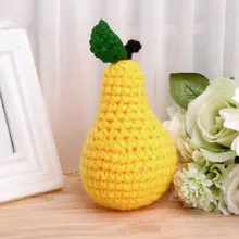 Детские милые вязаные крючком фрукты груша игрушка фото реквизит подарок Y4QA