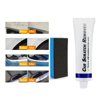 

Car Scratch Repair With Car Paint Scratch Repair Sponge Paint Body Compound Paste Auto Scratch Remover Clear Kit