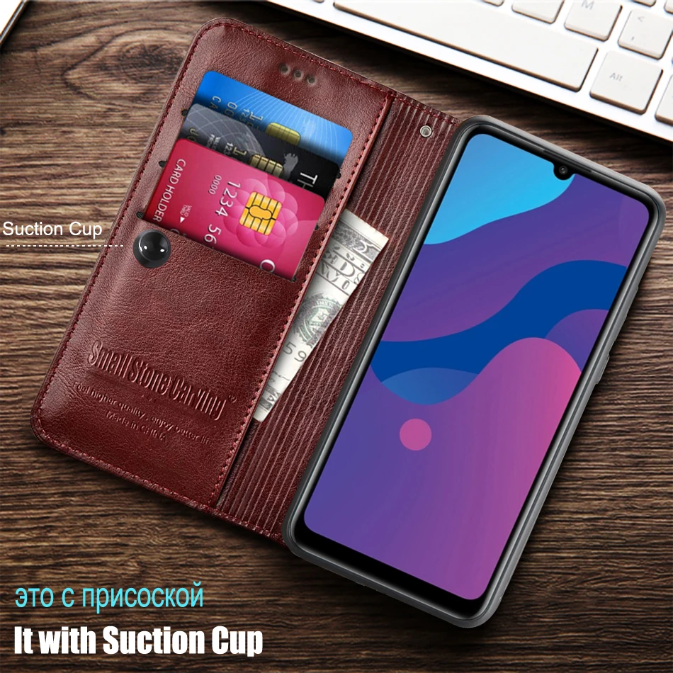 cute phone cases huawei Dành Cho Huawei Y6p Bao 6.3 ''Retro Flip Bao Da Ốp Lưng Cho Huawei Y6p Điện Thoại Ốp Lưng Mỏng Fundas Y 6P Sách Ví + Hộp Đựng Thẻ huawei snorkeling case