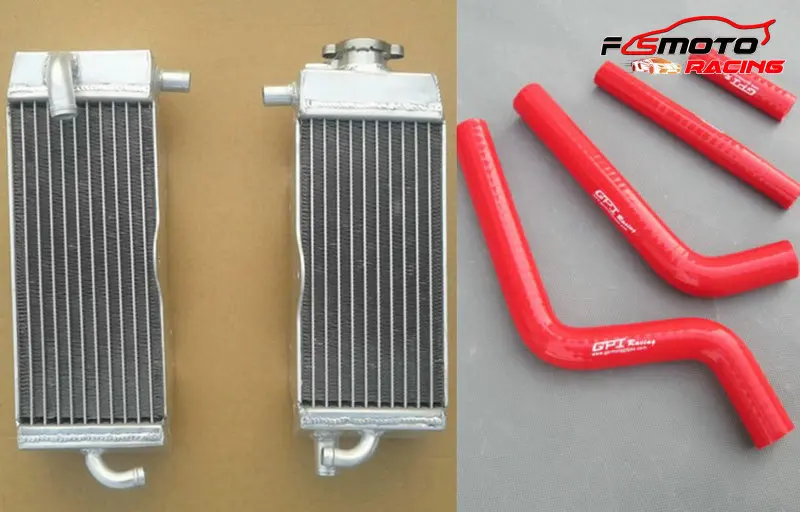 Все Алюминий радиатор+ силиконовый шланг для Yamaha YZ 125 YZ 125 1996-2001 97 98 99 00 01 абсолютно