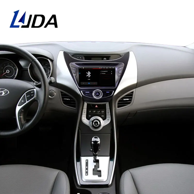 LJDA Android 10,0 автомобильный dvd-плеер для hyundai Elantra/Avante/IX35 2011 2012 2013 2 Din Автомобильный Радио gps Навигация стерео Мультимедиа