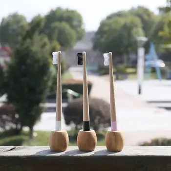 

Multicolor Toothbrush Natural Bamboo Joint Shape Bamboo Handle Soft Bristle Toothbrush Adult Oral Care Bathroom Product