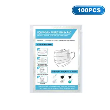 

100pcs Filter Mask Non-woven Fabric Filter Pad One-time Replacement Disposable Gasket for all kinds of Mask Cotton Mat