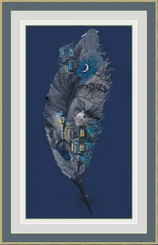 

ZZ1865 Decoration Home Decor New Arrival Homfun Craft Christmas Cross Stich Set NO Hoop Counted DIY Cross Stitch Kit Painting