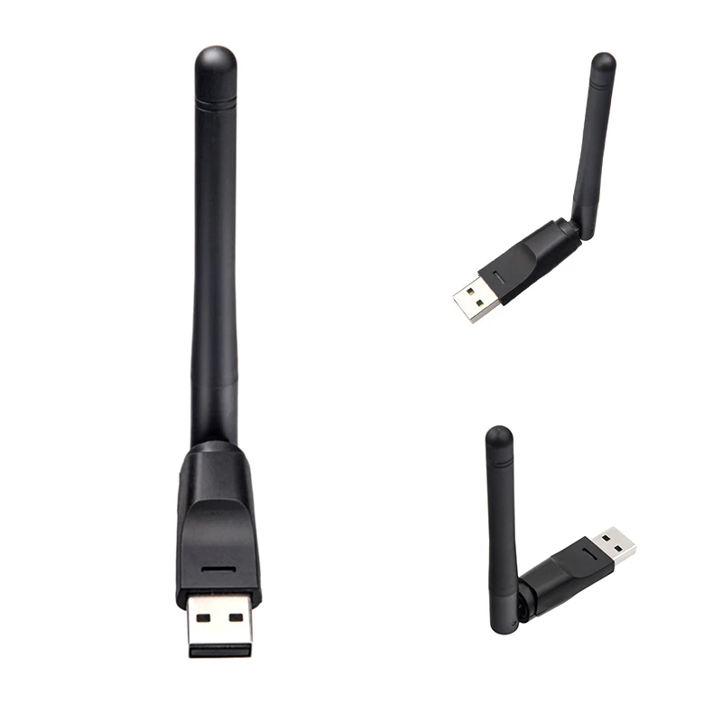 USB Wifi адаптер с высоким коэффициентом усиления беспроводной сетевой ключ K5 маленький адаптер Смарт Регулируемый 2,4 ГГц 150 Мбит/с