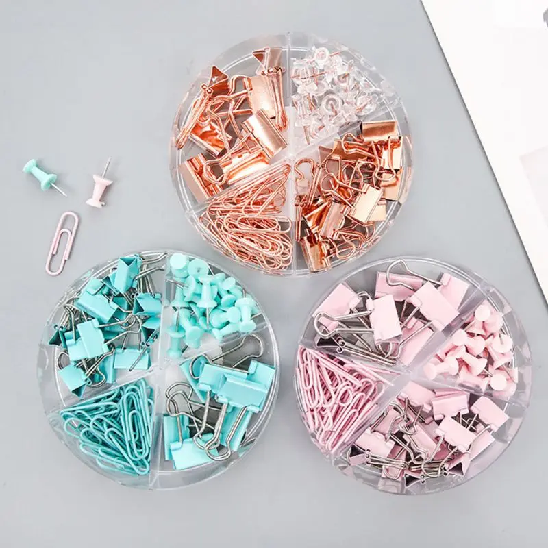 72 шт. металлический зажим для бумаги многоцелевой Thumbtacks офисный документ длинный хвост зажимы