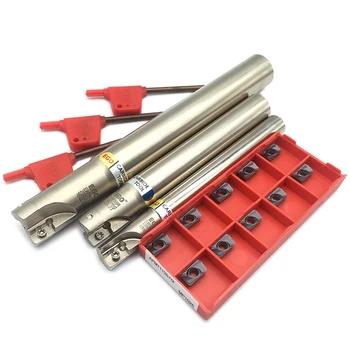 

1PC EAP 300R 20D20d160L 2T +1PC EAP300R 16D16d120L 2T +1PC EAP300R 12D12d120L 1T +10PCS APMT1135 PDER H2 MP1025 Turning Tool Set