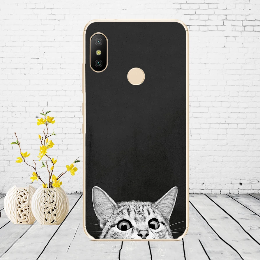 D22 Силиконовый чехол для Xiaomi mi A2 LITE, чехол с полной защитой, мягкая задняя крышка из ТПУ, чехол для телефона s для Xio mi A2 LITE, бампер - Цвет: D22