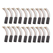 Горячая XD-20Pcs 13 мм x 5,5 мм x 6mm щетка углеродная для универсальный электродвигатель