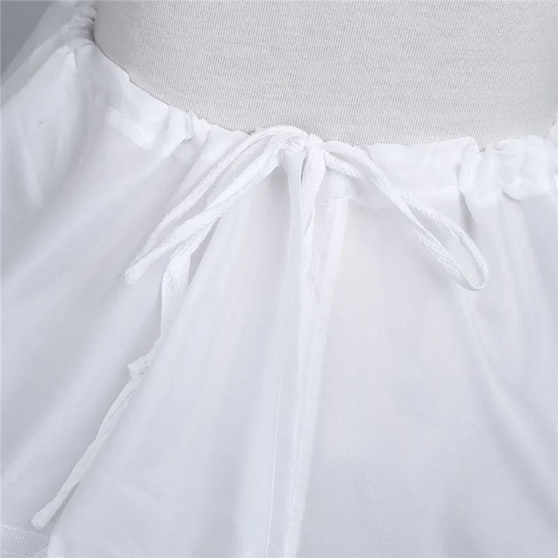 Kids Girls 2 Hoops Crinoline Slip Petticoat Wedding Flower Girl's Underskirt for Rockabilly Dresses Children's Ballet Skirt Tutu