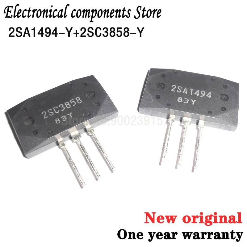 100% New original one year warranty 2/5/10PAIR 2SA1494-Y 2SC3858-Y 2SA1494 2SC3858 MT-200 | Электроника