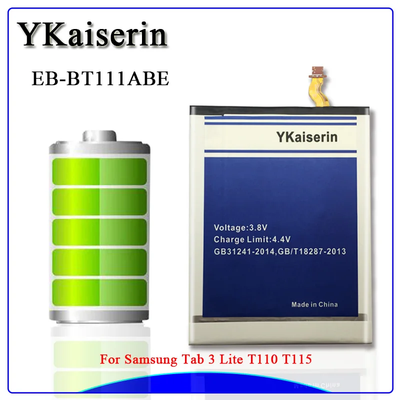 4500 мА/ч, EB-BT115ABC EB-BT115ABE EB-BT111ABE Замена Батарея для samsung Galaxy Tab Tablet 3 Lite 7,0 3g SM-T111 T110 T115