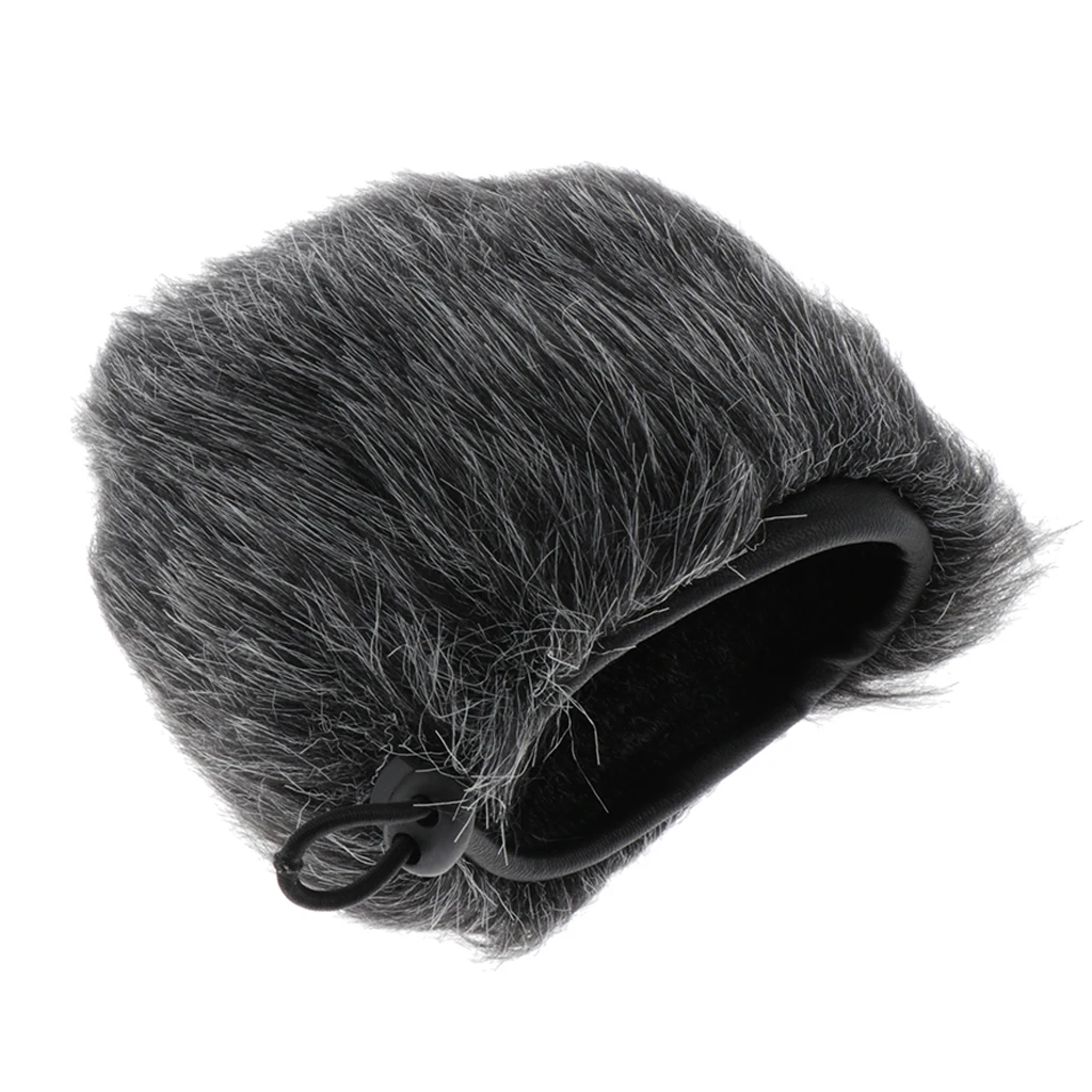 Microphone Cover Windscreen Windshield Artificial Furry MIC Muff Brand new black gray microphone windscreen furry covers