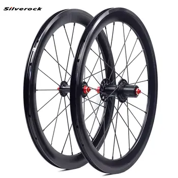 

SILVEROCK Aluminum 451 20" 1 1/8" Wheel V brake Hubs For Folding Recumbent Bike Bicycle Wheelset