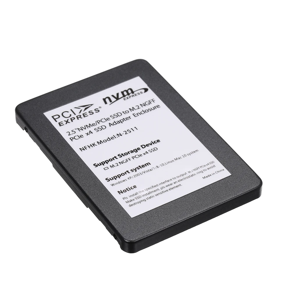 2.5in NVMe/PCI-E SSD to M.2 NGFF PCIe x4 SSD адаптер Корпус PCI Express SSD адаптер карта