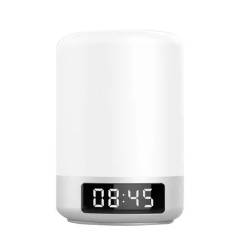 

Hot Sale Wireless Bluetooth V4.2 Smart Speaker Night Light Lamp Alarm Clock Audio TF Card Support