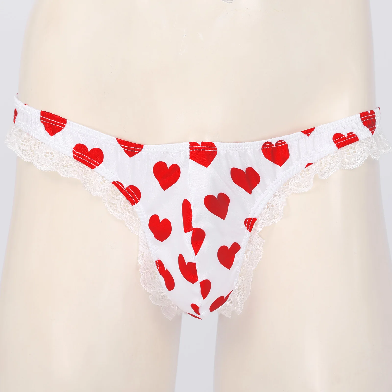 Mens Sexy Lingerie Sissy Panties Closed Penis Gay Male Floral Lace See through Jockstraps Bulge Pouch Briefs Bikini Underwear