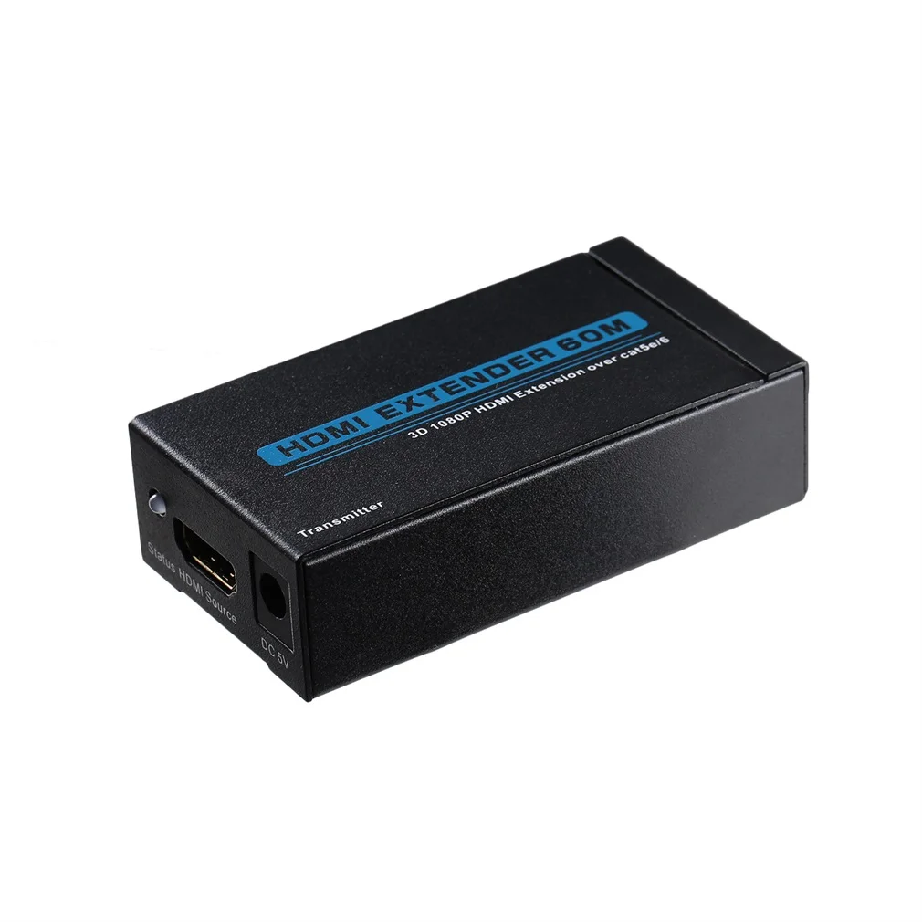 3D 1080P HDMI удлинитель по Cat5e/6 RJ45 удлинитель(до 60 м) J-Tech автоматическая Настройка не требуется - Цвет: J-Tech  No plug