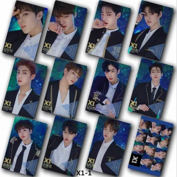 

Kpop X1 Photo Sticky Card Song Hyeong Jun QUANTUM LEAP Crystal Card Sticker Han Seung woo Photocard Sticker
