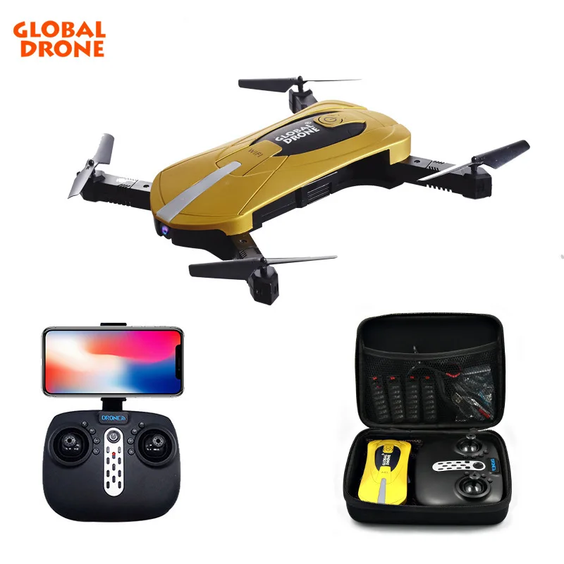 Global Drone Gw018 широкоугольный Дрон для аэрофотосъемки складной Квадрокоптер мини-самолет игрушка